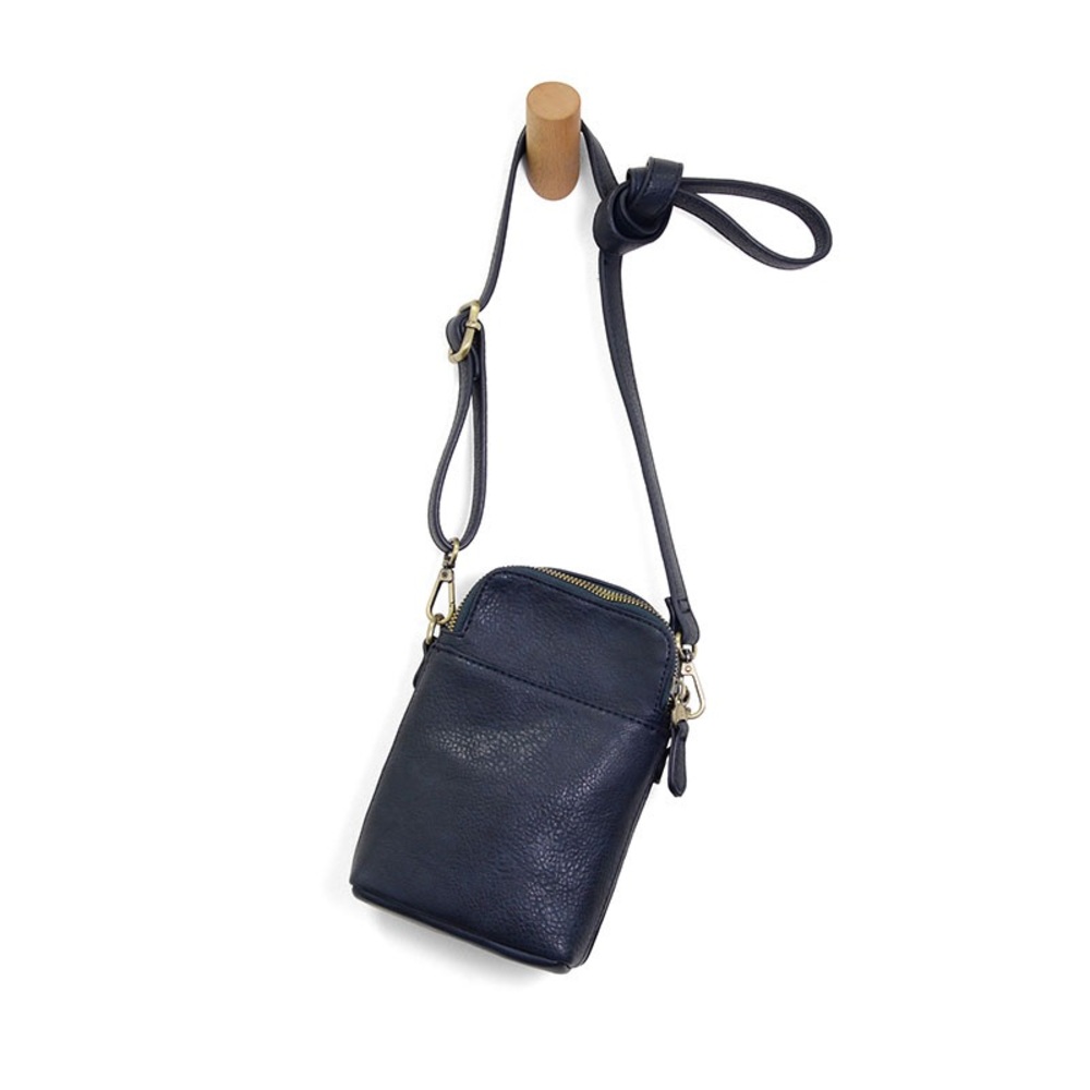 Joy Susan NWT Jolene Vegan Leather Phone Crossbody Bag in Navy - Picture 2 of 11